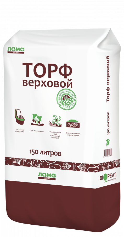 Торф верховой 150л 
