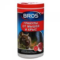 Гранулы от мышей и крыс 250гр "BROS" 