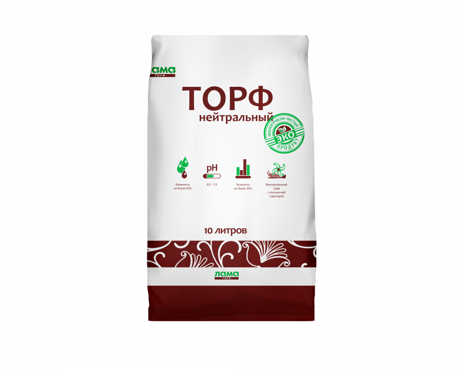 Торф нейтральный 10 л